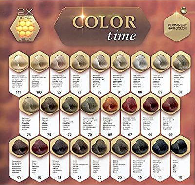 Rosa Impex Color Time Бои За Коса 70 Тъмно Пепеляво Русо 100мл