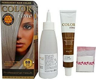 Rosa Impex Color Time Set Hair Dye 88 Silver Blonde 100ml