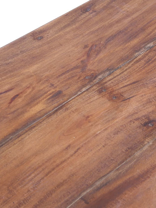 Desk made of Solid Wood Brown 117x57x75cm