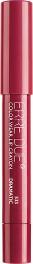 Erre Due Color Wear Lip Crayon Lippenstift Schwer durchsichtig 533 Dramatic 1.8gr