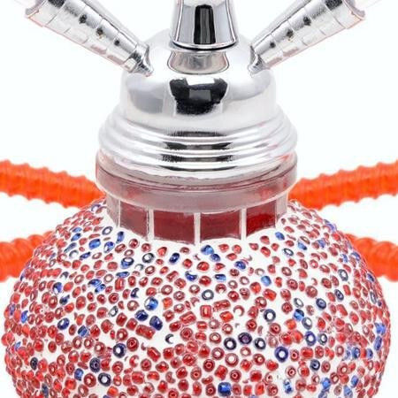 Atomic Hookah Mini Stones Red Red 25cm