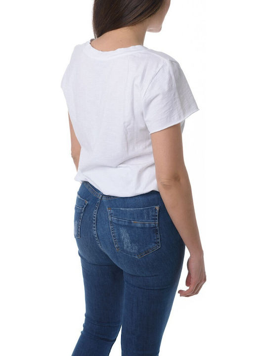 Damen T-Shirt Weiß