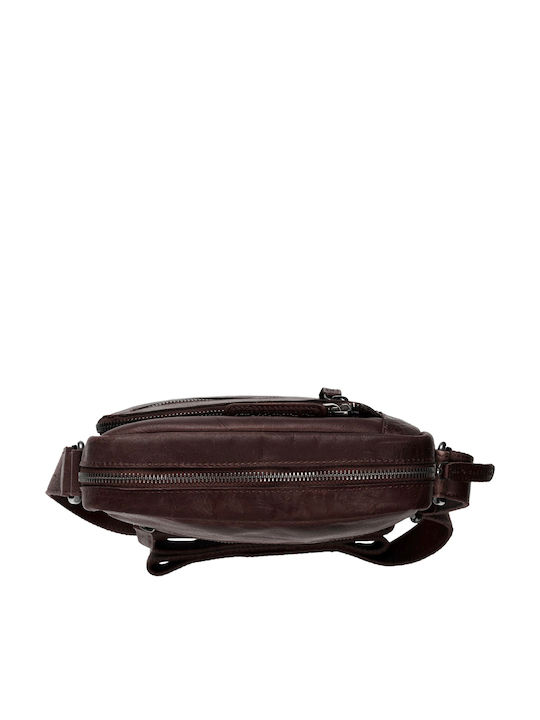 Dessau Leather Men's Bag Shoulder / Crossbody Brown