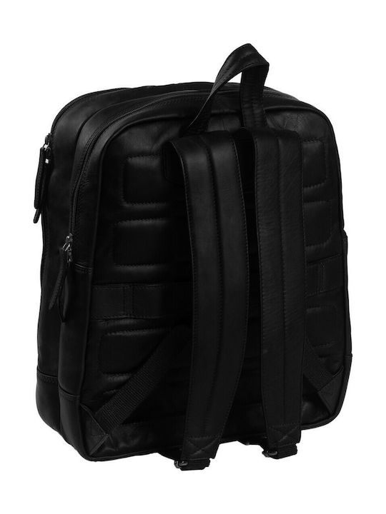 The Chesterfield Brand Dex Men's Leather Backpack Black 22lt