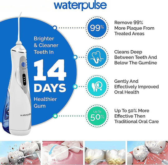 Waterpulse V400 Elektrische Zahnbürste Weiß