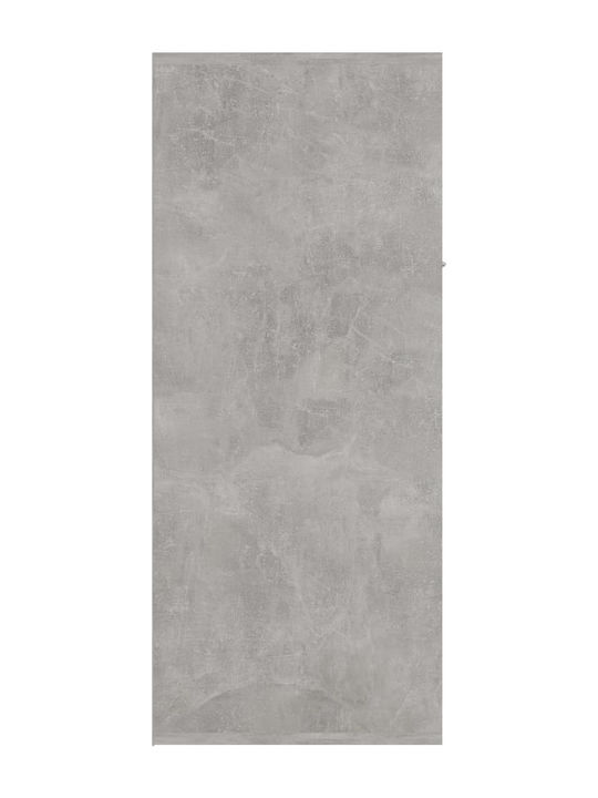 Ξύλινη Παπουτσοθήκη με 4 Ράφια Γκρι Μ60xΠ35xΥ84cm