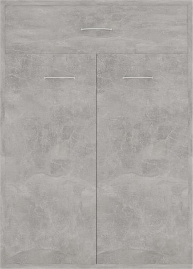 Holz Schuhschrank mit 4 Regalen Gray L60xW35xH84cm