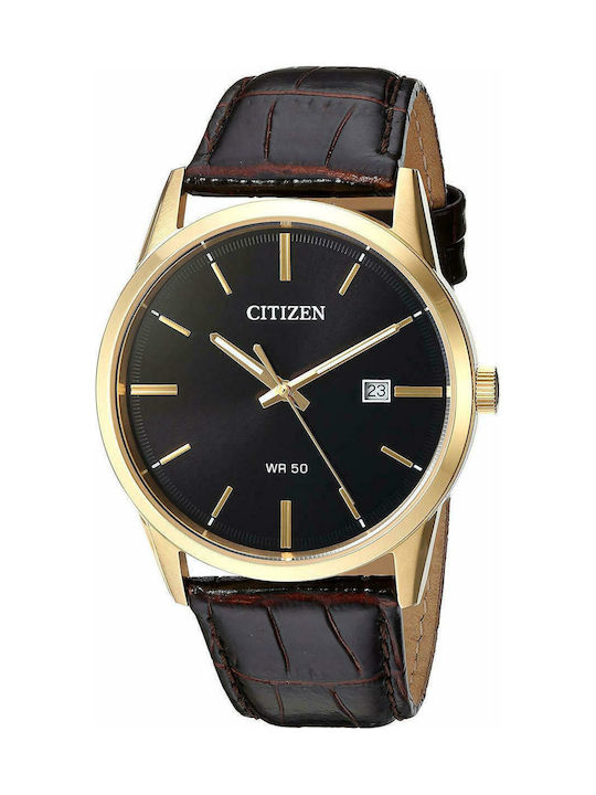 Citizen Classic Watch Battery with Brown Leather Strap