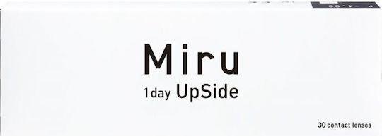 Menicon Miru 1 Day UpSide 30 Ημερήσιοι Φακοί Επαφής Υδρογέλης