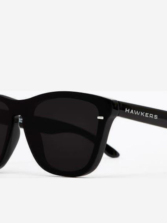 Hawkers Dark One Unisex Γυαλιά Ηλίου με Μαύρο Κοκκάλινο Σκελετό και Μαύρο Φακό HKRS1097
