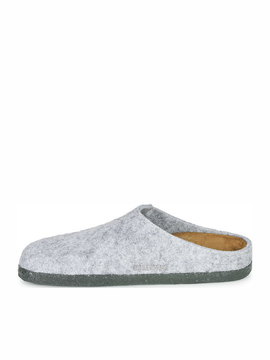 Zermatt Anatomical Woolen Women's Slippers Gray Narrow Fit