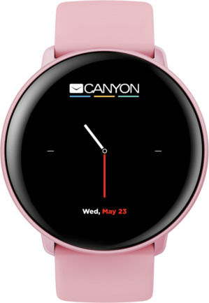 Canyon Marzipan Aluminium 41mm Smartwatch με Παλμογράφο (Ροζ)