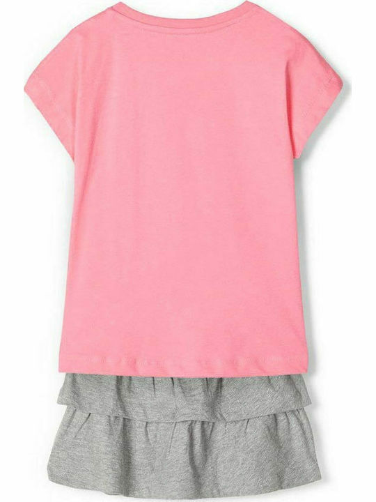 Name It Kids Set with Skirt Summer 2pcs Pink