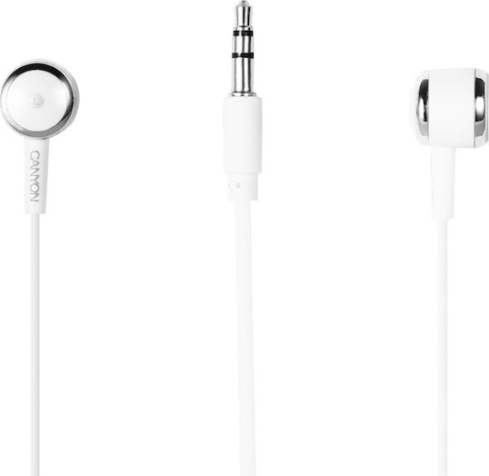 Canyon CNE-CEPM01 In-Ear Freihändig Kopfhörer mit Stecker 3.5mm Weiß