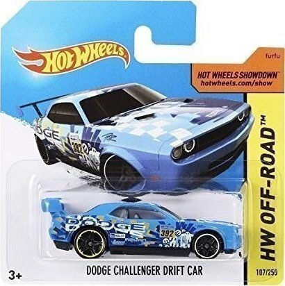 Hot Wheels Car Random 1:64 for Ages 3+ (Various Designs) 1pc