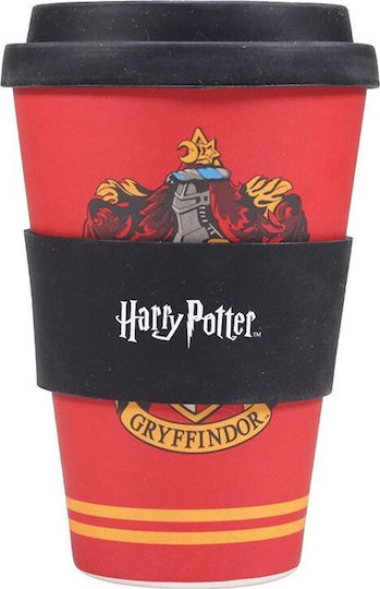 Half Moon Bay Harry Potter-Gryffindor Κούπα Μπαμπού με Καπάκι Κόκκινη 400ml Half Moon Bay Harry Potter-Gryffindor Κούπα Μπαμπού με Καπάκι Κόκκινη 400ml