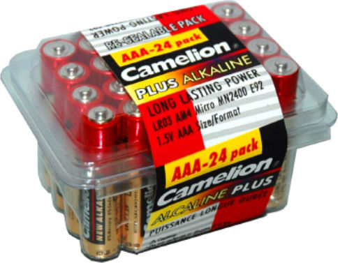 Camelion Plus Baterii Alcaline AAA 1.5V 24buc