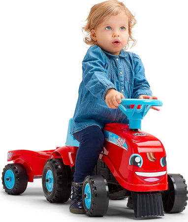 Falk Baby Tractor Go Mașină Ride On Roșie