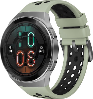 Huawei Watch GT 2e Stainless Steel 46mm Waterproof with Heart Rate Monitor (Mint Green)