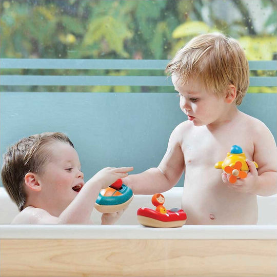 Plan Toys Speedboat Βαρκούλα Μπάνιου για 12+ Μηνών