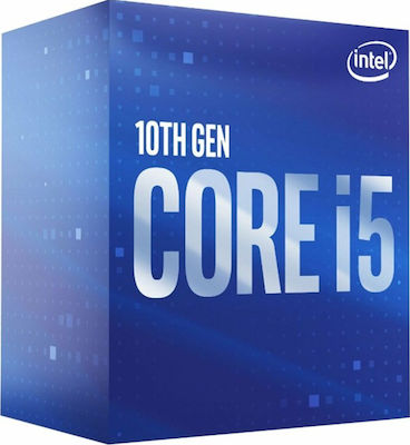 Intel Core i5- 10600 3.30GHz Επεξεργαστής 6 Πυρήνων για Socket 1200 σε Κουτί με Ψύκτρα