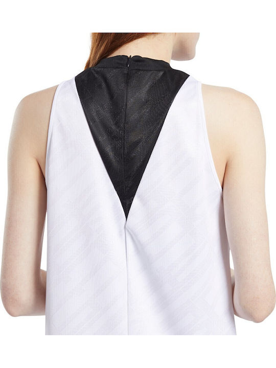 Workout Ready Myt Basketball Summer Midi Athletic Sleeveless White