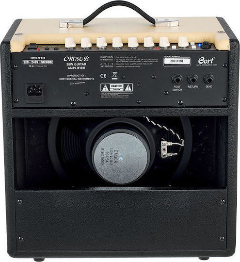 Cort CM30-R Combo Ενισχυτής Ηλεκτρικής Κιθάρας 1 x 10" 30W Μαύρος