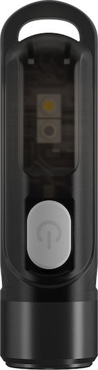NiteCore Rechargeable Keychain Flashlight LED IP66 with Maximum Brightness 300lm TIKI LE Black