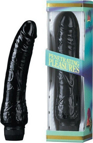 Seven Creations Penetrating Pleasure Realistic Vibrator 19cm Black