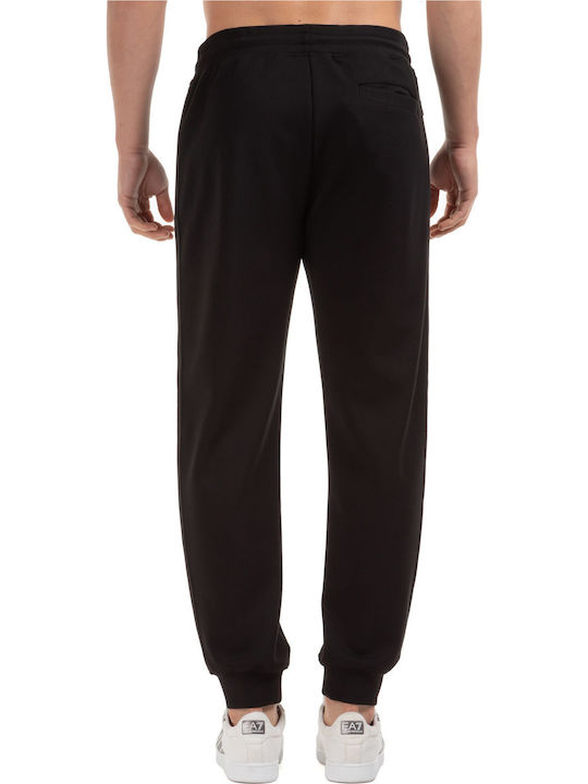 Emporio Armani Men's Sweatpants with Rubber Black