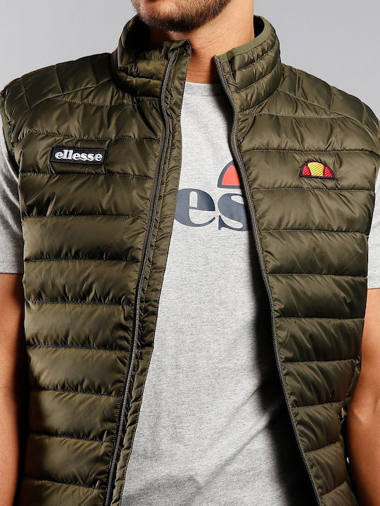 Sleeveless Jacket Puffer Khaki