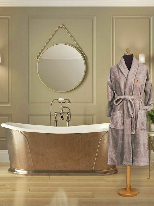 Greenwich Polo Club 2612 Bademantel mit Kragen Spaghetti 380gr/m²