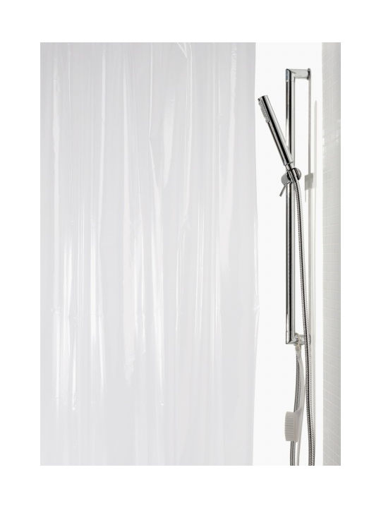 Spirella Trasparente Shower Curtain 180x200cm White