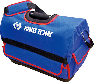 King Tony Open Top Over the Shoulder Tool Bag Blue L55xW28.5xH37cm