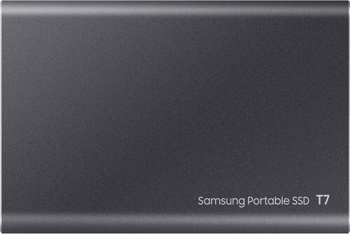 Samsung Portable SSD T7 USB 3.2 / USB-C 500ГБ 2.5" Сив титан