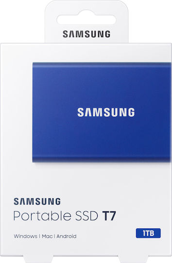 Samsung Portable SSD T7 USB 3.2 / USB-C 2TB Indigo Blue