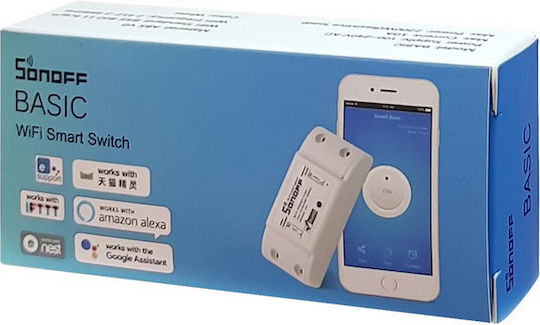 Sonoff Basic Smart Intermediate Switch Wi-Fi in White Color
