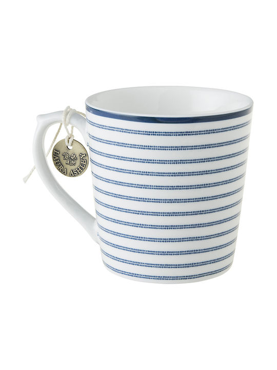 Laura Ashley Blueprint Κούπα από Πορσελάνη Candy Stripe 320ml