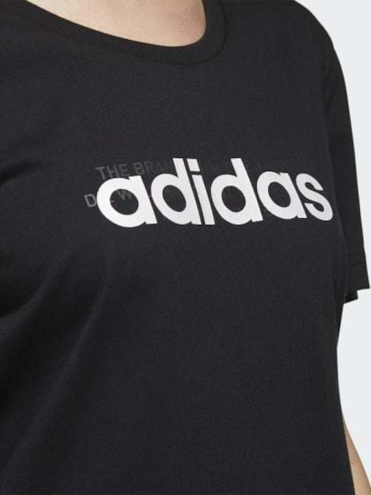 Shiny Graphic Γυναικείο T-shirt Μαύρο