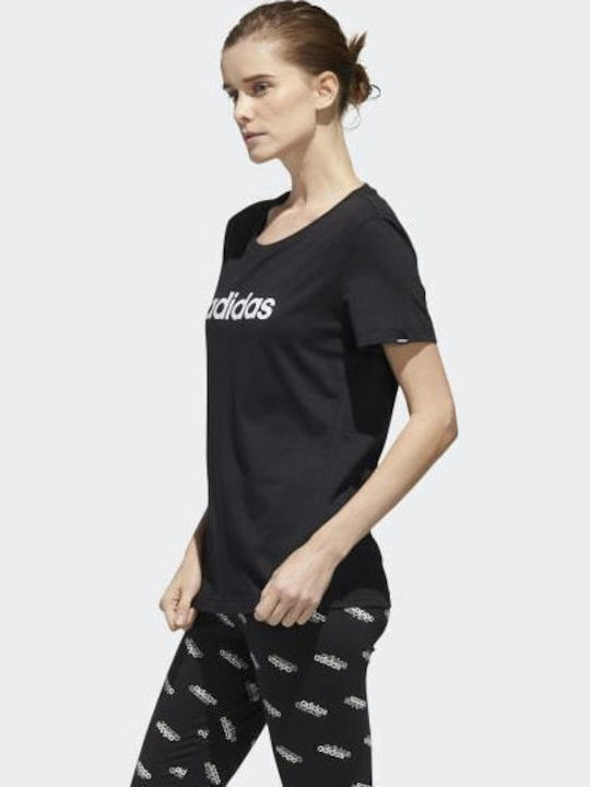 Shiny Graphic Γυναικείο T-shirt Μαύρο