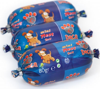 Doca Mini Meat Roll Salami Hund mit Lamm, Huhn und Fleisch 80gr 001-002-0001