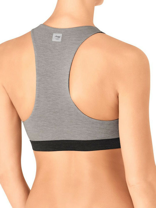 Sloggi Move Flow Women's Bra with Light Padding Gray