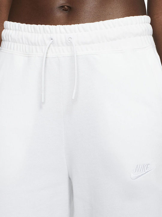 Sportswear Damen Jogginghosen Capri Weiß