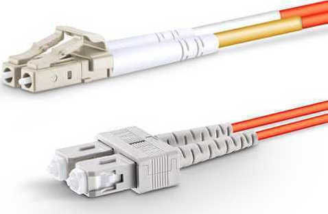 Central Network Cable Optical Fiber LC-SC 2m Orange