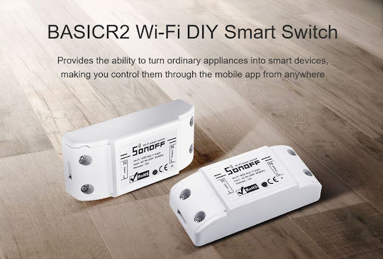 Sonoff Basic R2 Интелигентен Превключвател Wi-Fi 10A