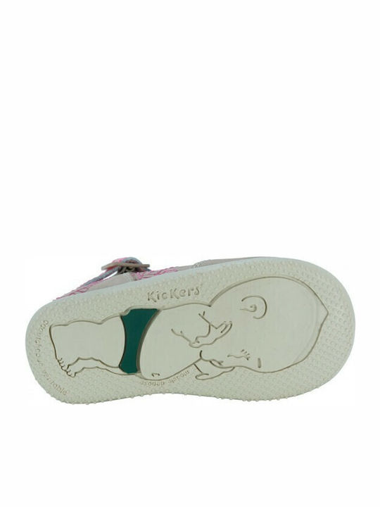 Kids Anatomic Ballerinas with Adjustable Metal Clasp Beige