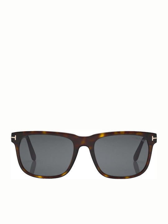 Tom Ford Sonnenbrillen mit Braun Schildkröte Rahmen und Gray Linse FT0775 52A