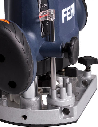 Ferm PRM1021 Κάθετη Φρέζα 1200W με Ρύθμιση Ταχύτητας και με Σύστημα Αναρρόφησης