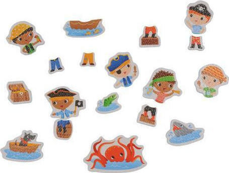 Tiger Tribe Bath Stories Once Upon a Pirate Bath Toy for 36++ Months