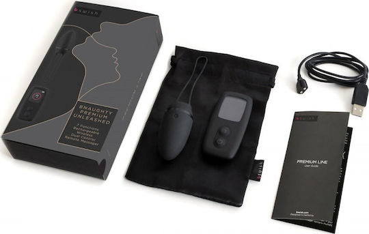 bswish Bnaughty Vibrator Egg with Remote Control 7cm Black